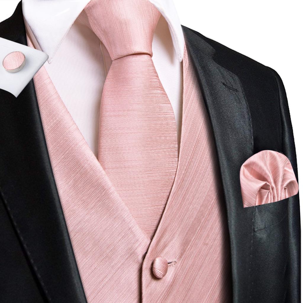 Hi-Tie Luxury Silk Mens Vests  - Silk Tie Striped reseña y precio