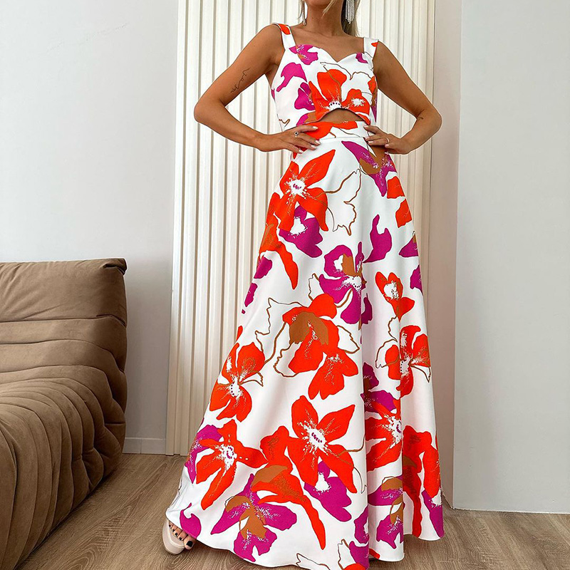 Sexy Off Shoulder Sling Top &  - Pocket Square Set reseña y precio