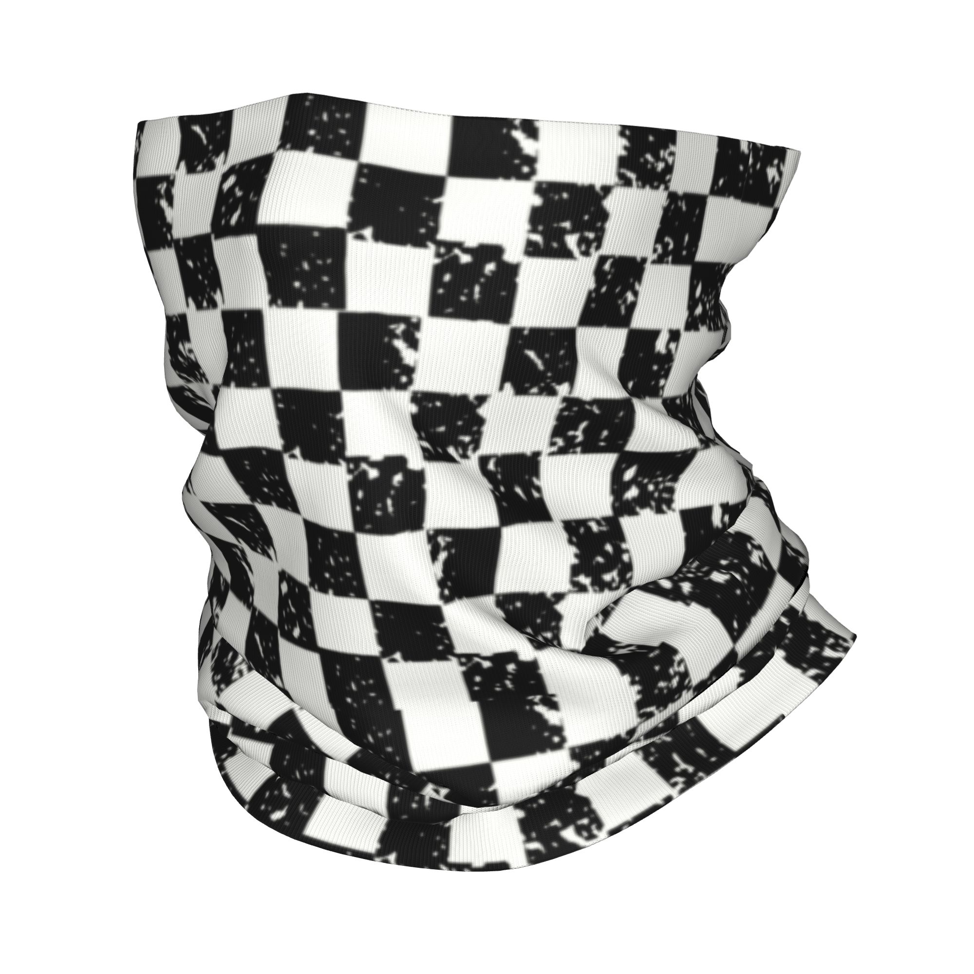 Custom Retro Checkered Flag Wi - Neck Warmer Tube reseña y precio