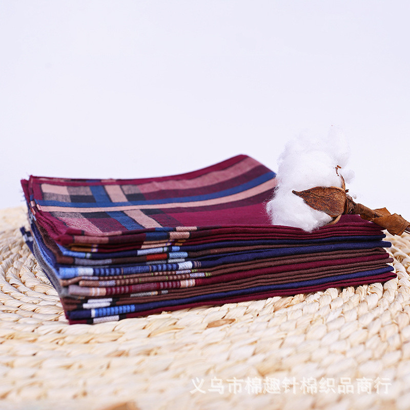 3Pcs 38x38cm Dark Color Square - Handkerchief Cotton Men reseña y precio