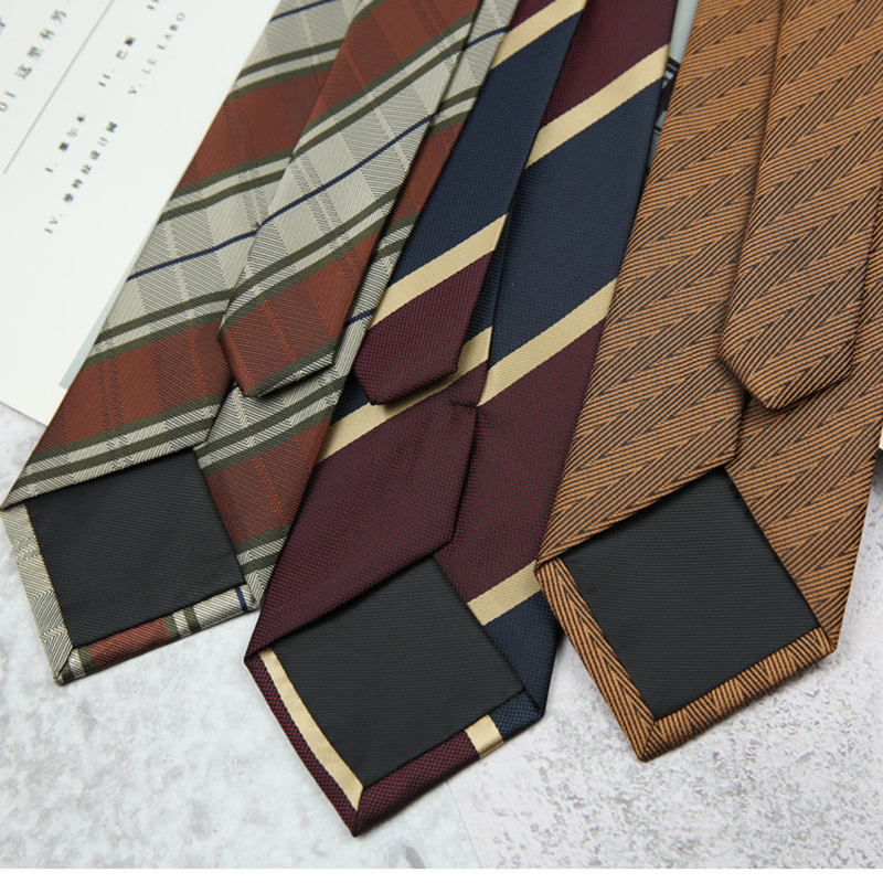 New Trendy Striped Neckties Fo - Skinny Tie Men reseña y precio