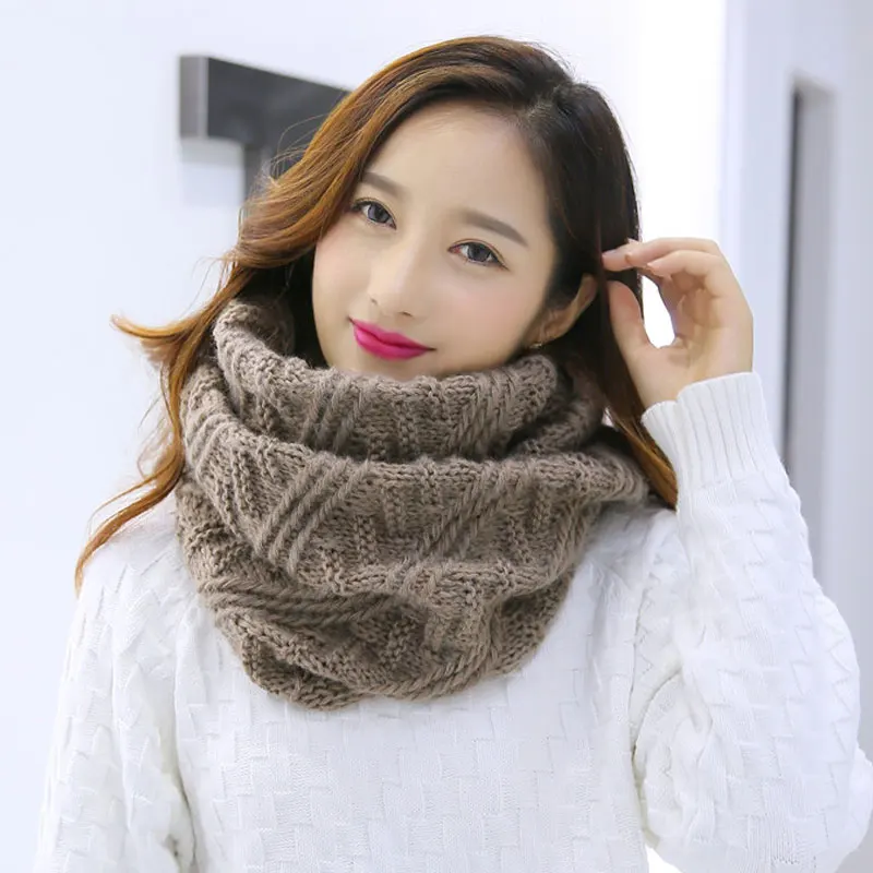 Unisex Winter Soft Chunky Knit - Infinity Scarf Knit reseña y precio