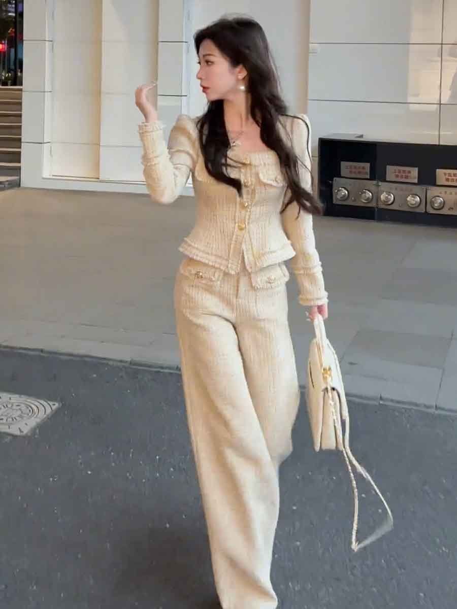 2024 Winter Women's Fashion an - Pocket Square Set reseña y precio