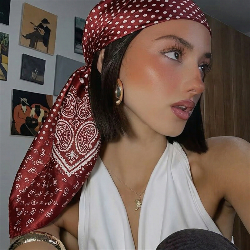90cm Luxury Brand 2026 Dot Pri - Face Scarf Mask reseña y precio