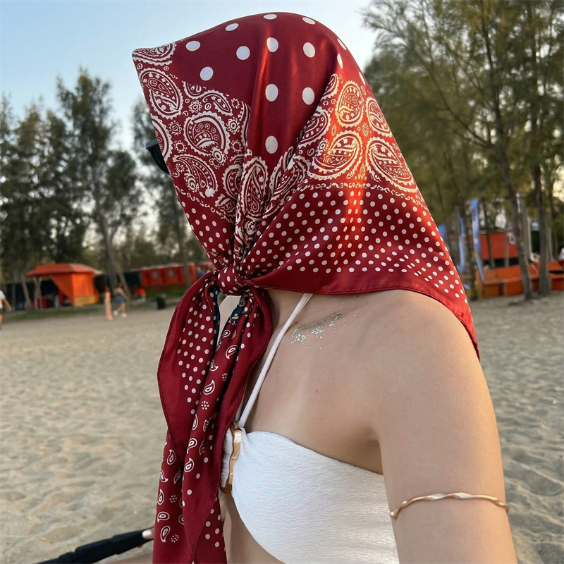 90cm Luxury Brand 2026 Dot Pri - Face Scarf Mask reseña y precio