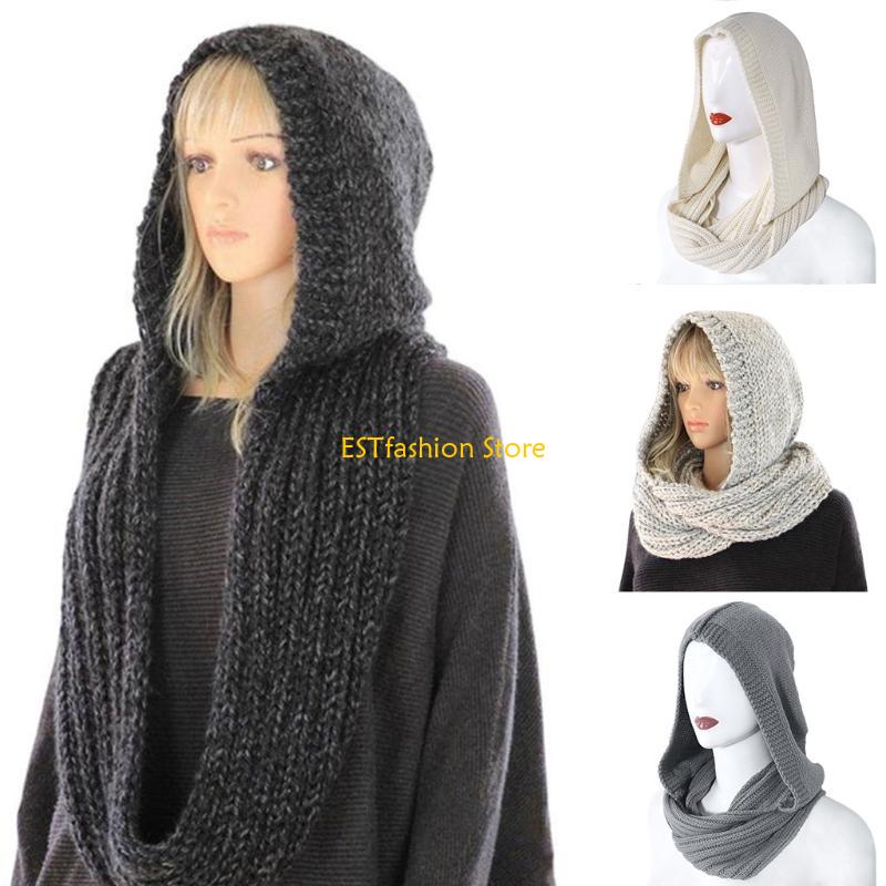 Y5GC Women Rib Knit for Infini - Infinity Scarf Knit reseña y precio