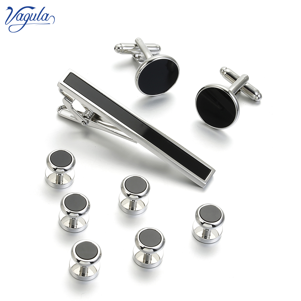 VAGULA 9 PCS Tie bar Cuff link - Tie Bar Set Gift reseña y precio