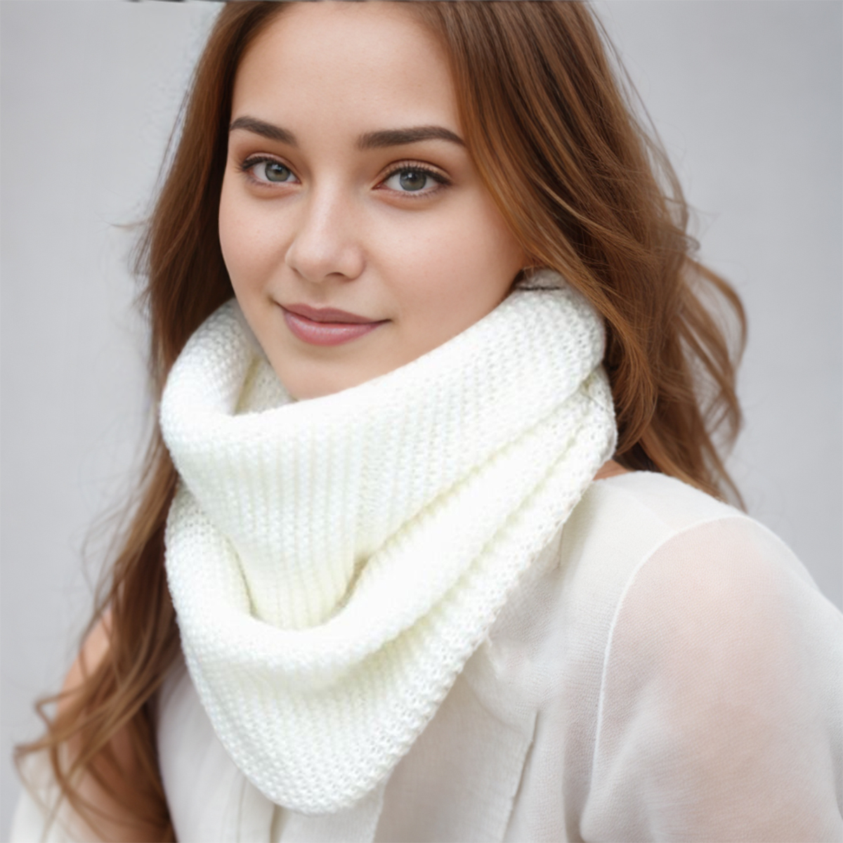 New Winter Scarf Women Infinit - Infinity Scarf Knit reseña y precio