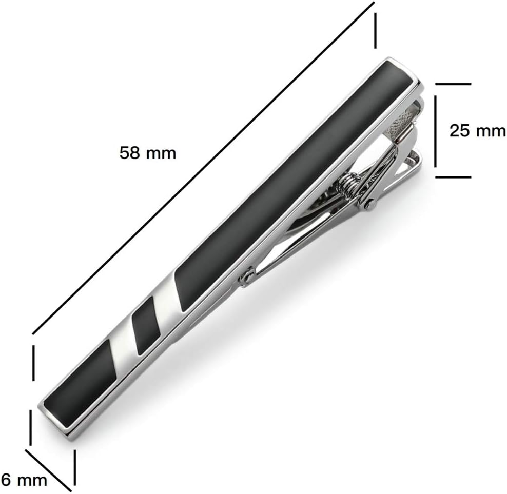 Classic Silver Tie Bar Set for - Tie Bar Set Gift reseña y precio