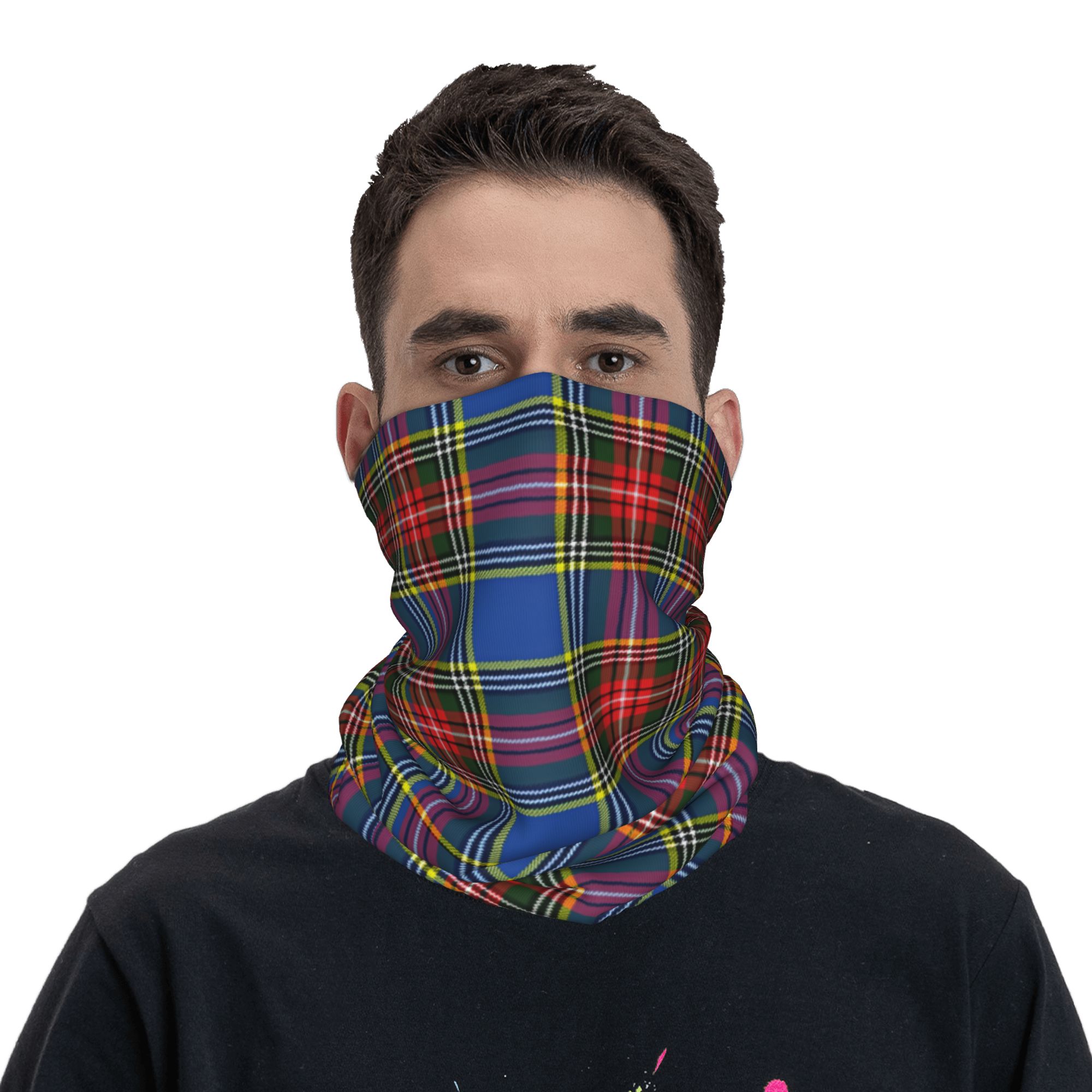 Custom Royal Tartan Plaid Wint - Neck Warmer Tube reseña y precio