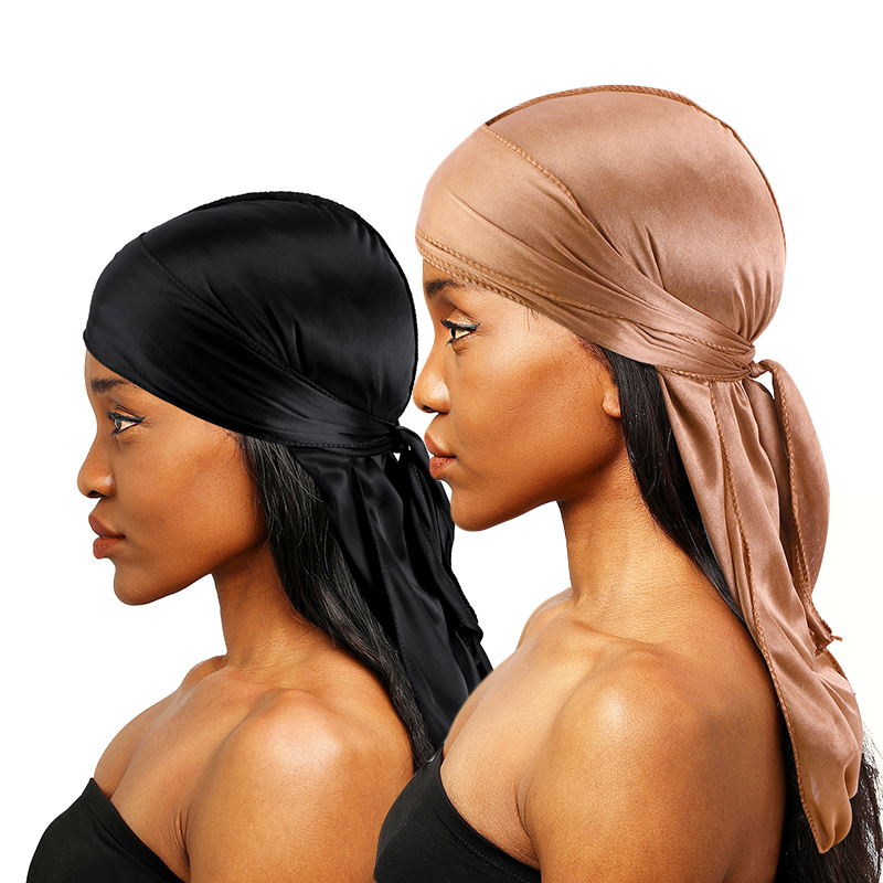 2 pcs Silky Satin Durags for M - Bandana Doo Rag reseña y precio