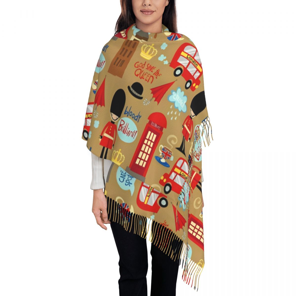 Enchanted London Scarf for Wom - Pashmina Wrap Large reseña y precio