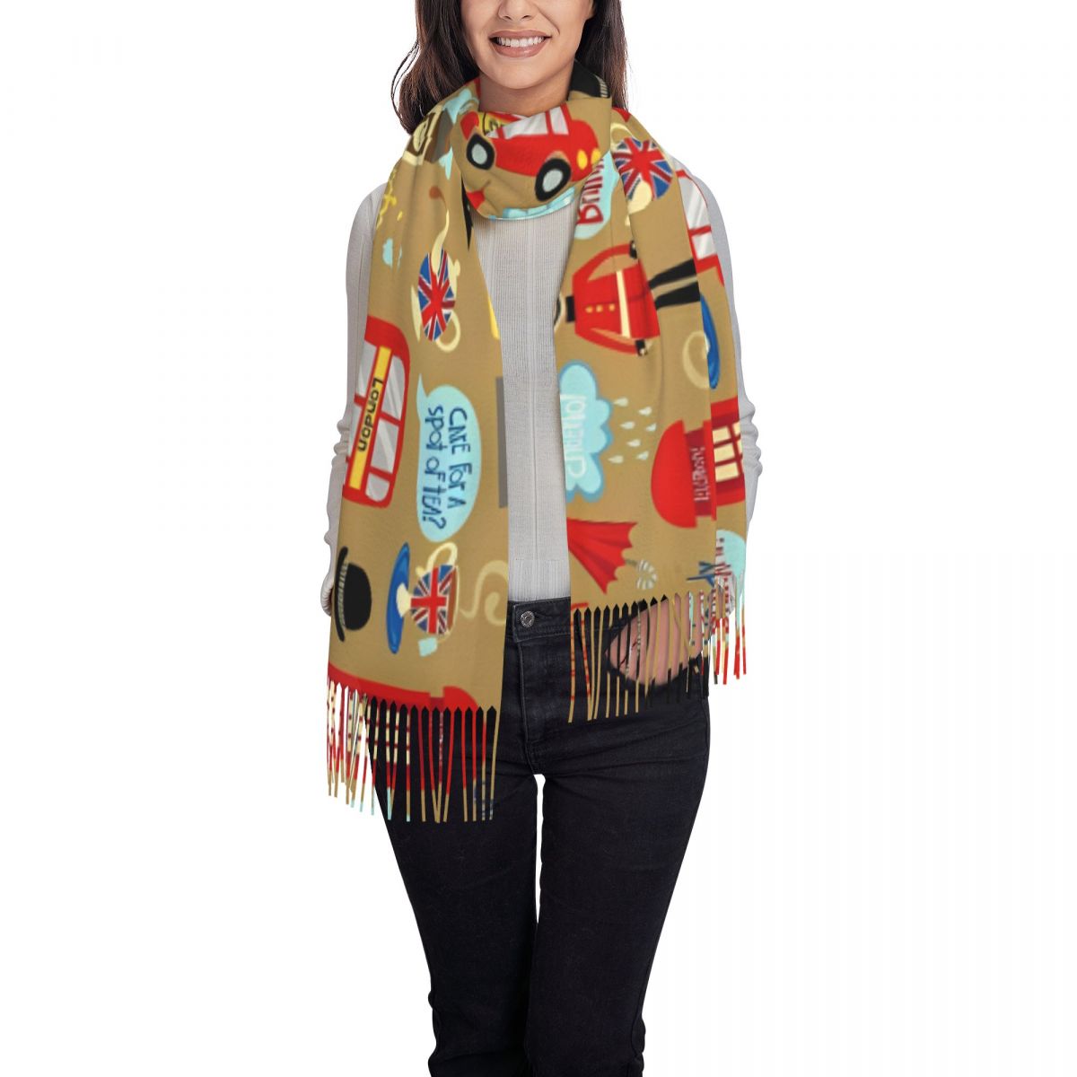 Enchanted London Scarf for Wom - Pashmina Wrap Large reseña y precio