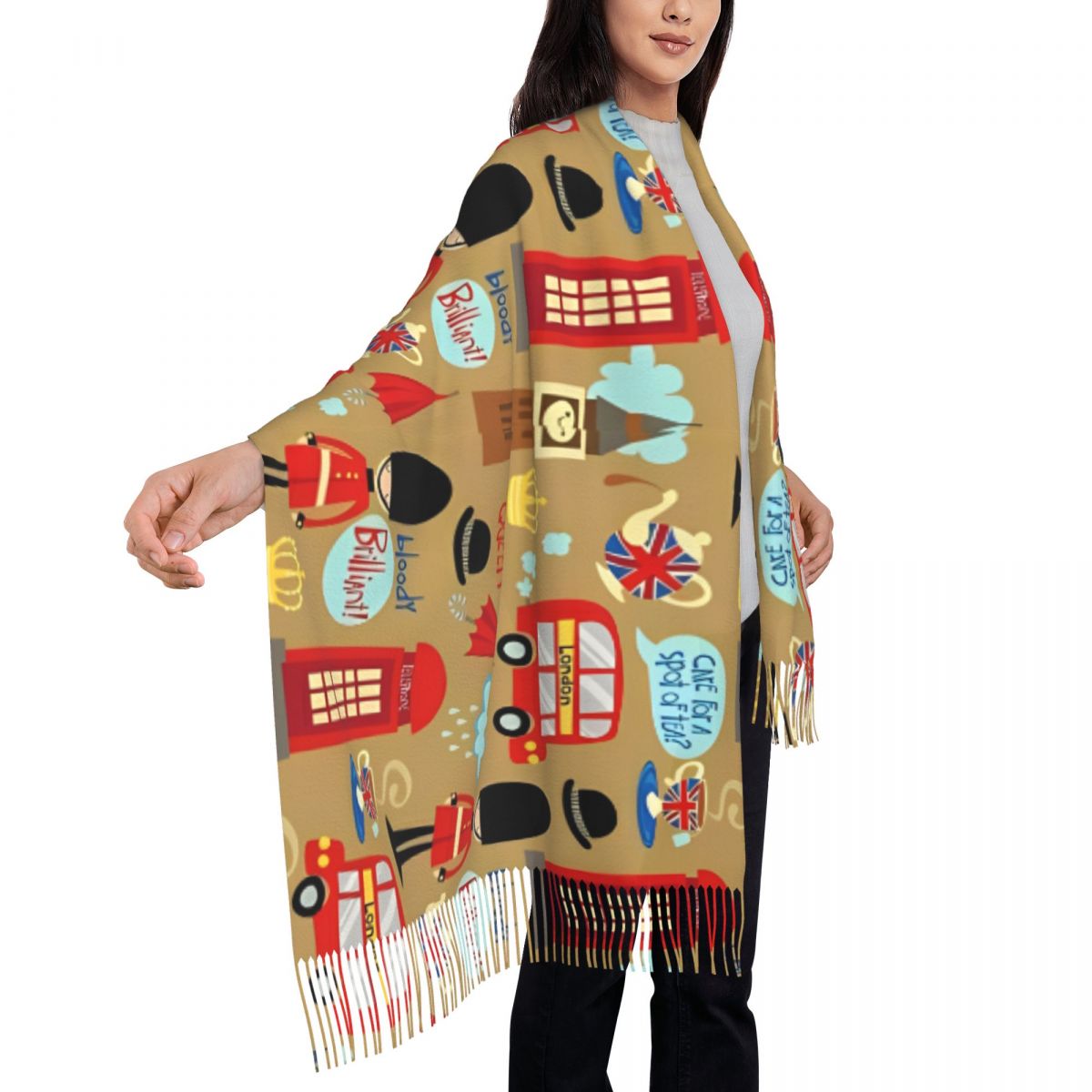 Enchanted London Scarf for Wom - Pashmina Wrap Large reseña y precio