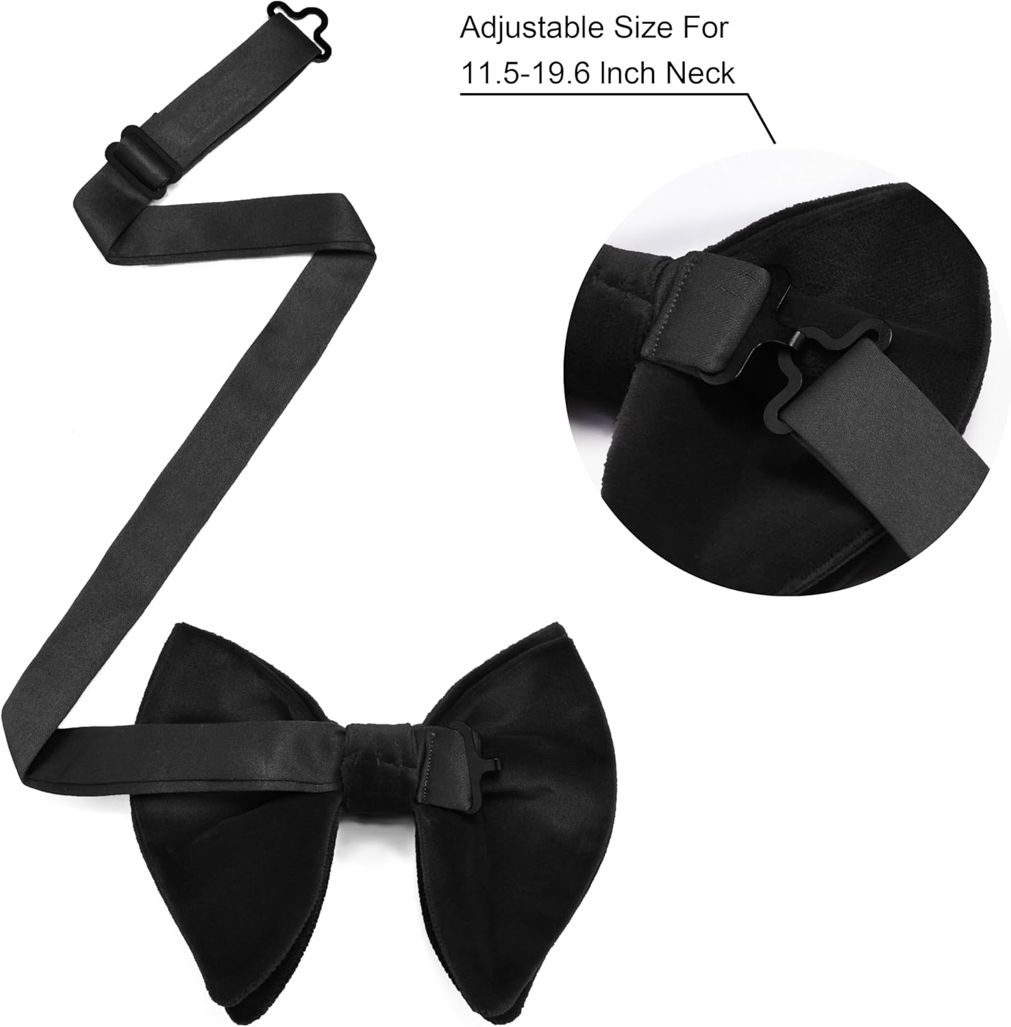 Solid Velvet Pre-tied Bow Tie  - Bow Tie Pre Tied reseña y precio