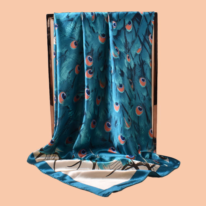 1PC Ladies Large Square Scarf  - Scarf Silk Square reseña y precio
