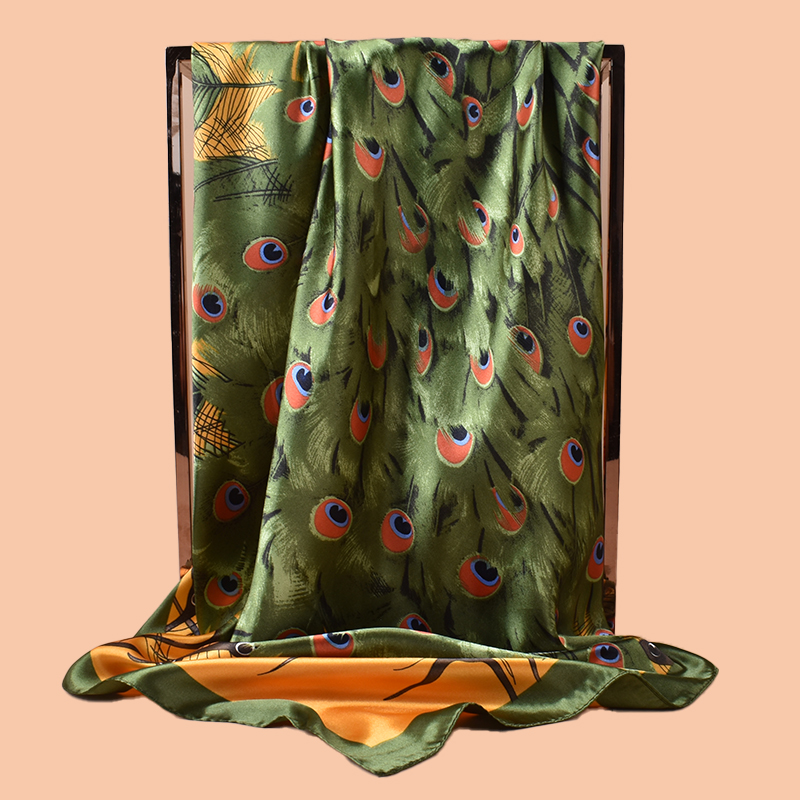 1PC Ladies Large Square Scarf  - Scarf Silk Square reseña y precio