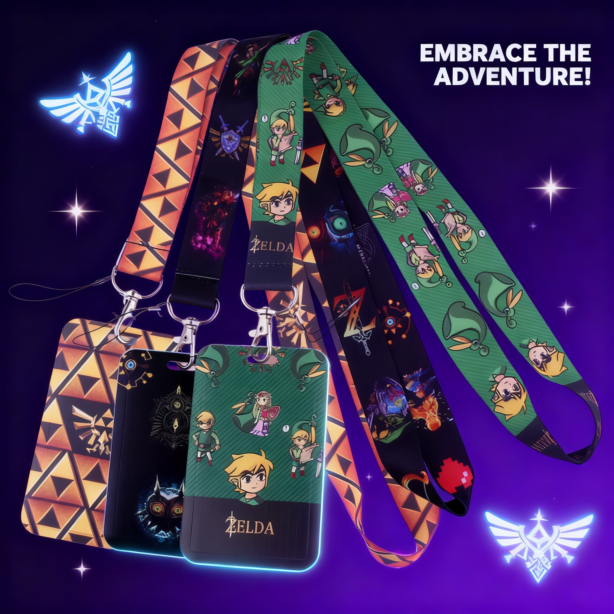 Cartoon Game Lanyards for Key  - Lanyard Badge Holder reseña y precio