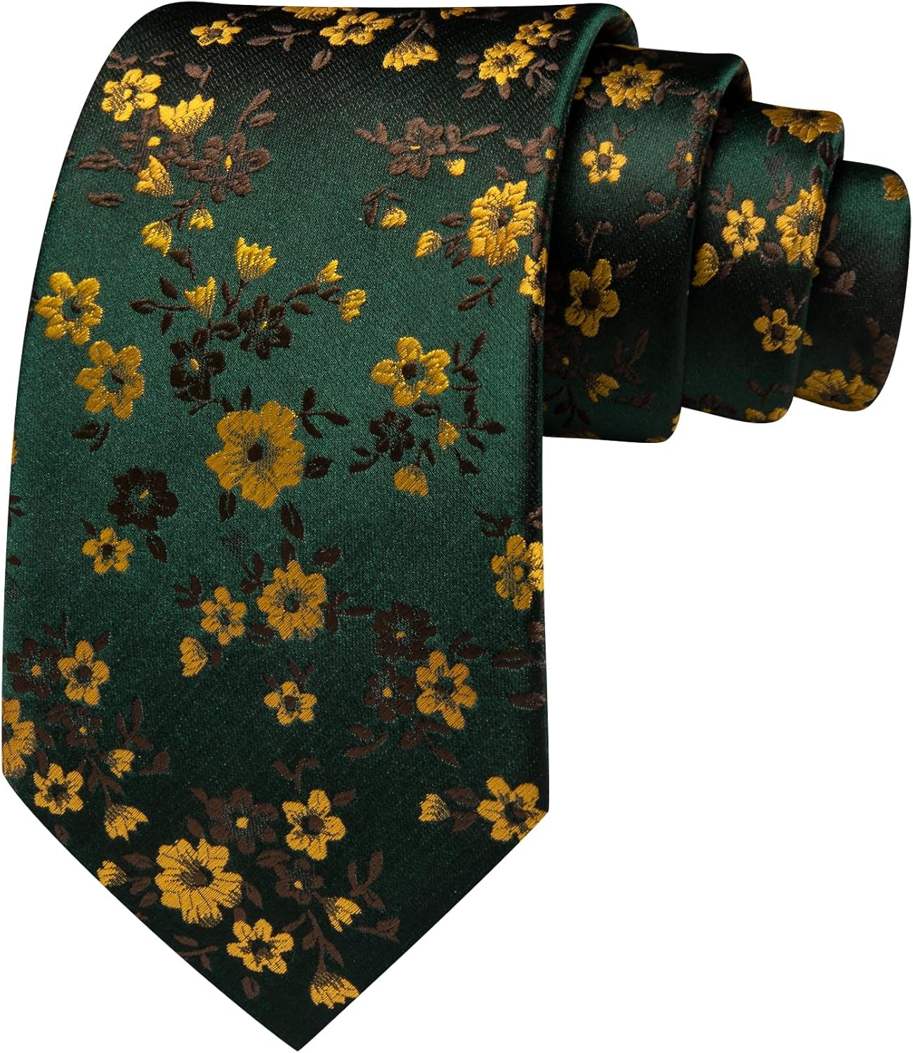 Men's Floral Paisley Silk Tie  - Pocket Square Set reseña y precio